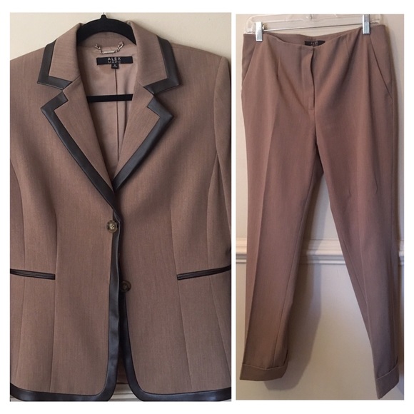 Alex Marie Pants - Alex Marie Brown 2Pc Pant Suit Size 8